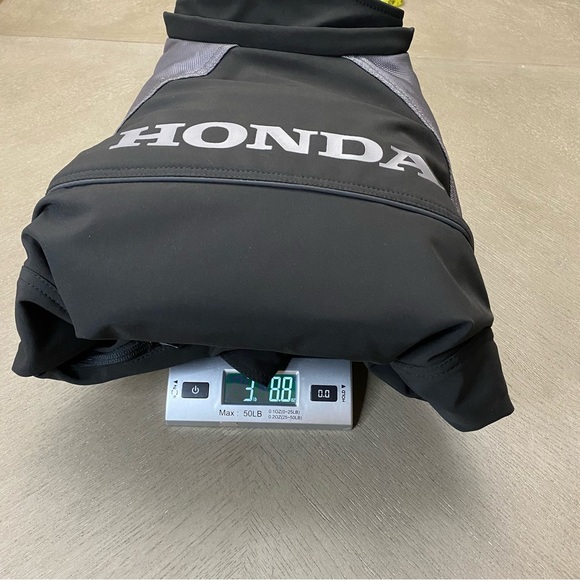 Honda Padded Riding Jacket Size Small Black Grey - Picture 14 of 14